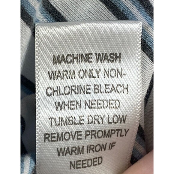 44MM Authentic Legendary Work Wear Mens Large Striped Western Pearl Snap - Picture 12 of 13